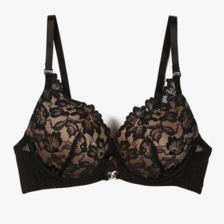 Sutien Negru cu bej