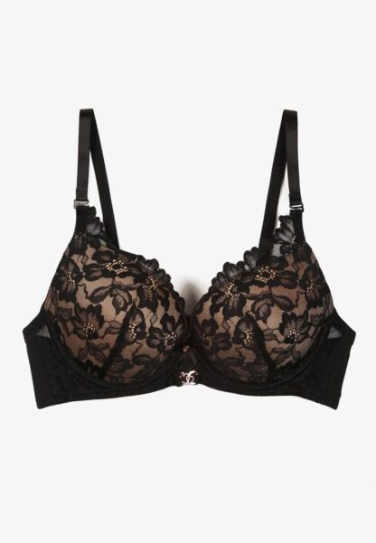 Sutien Negru cu bej