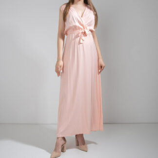 Rochie maxi pentru femei roz - Îmbrăcăminte