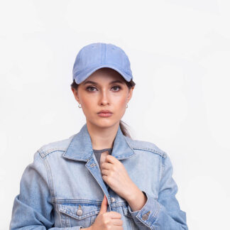 Șapcă de baseball de damă albastru din denim - Accesorii