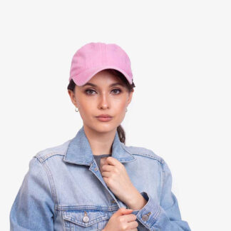 Șapcă de baseball din denim roz de damă - Accesorii