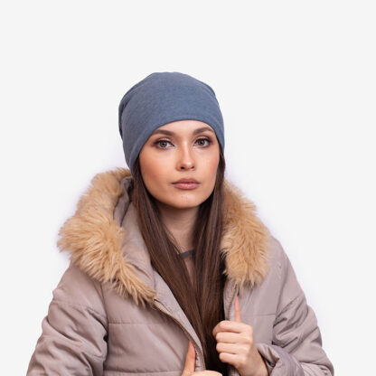 Palarie izolata de dama bleumarin cu stele - Accesorii