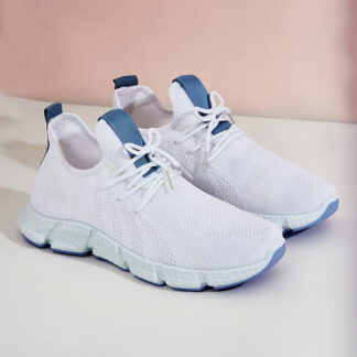 Pantofi sport dama Baym alb si albastru - Incaltaminte
