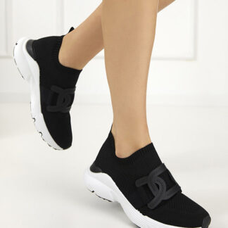 Pantofi sport slip-on dama negri Neristo - Incaltaminte