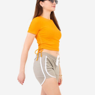 Pantaloni scurți sport kaki damă - Îmbrăcăminte