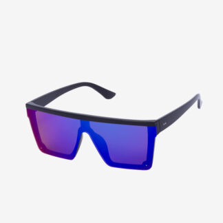 Ochelari de soare pătrați bleumarin de damă cu ornamente holografice - Accesorii