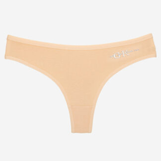 Tanga dama bej din bumbac - Lenjerie intima