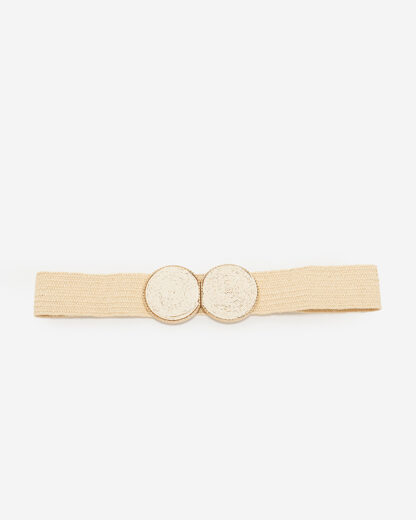 Cureaua dama elastica impletita crem - Accesorii