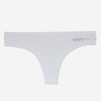 Tanga de dama alb din bumbac - Lenjerie intima