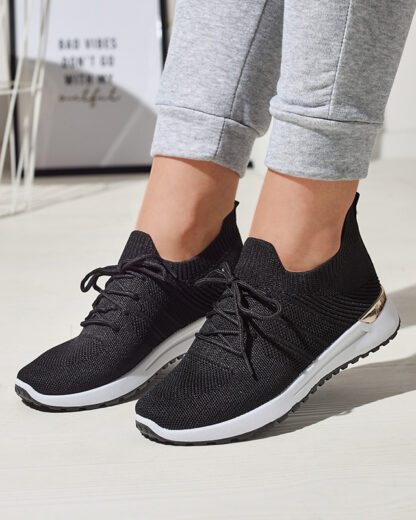 Pantofi sport negri pentru femei Ferroni - Incaltaminte