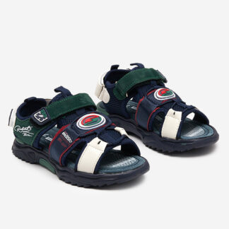 Sandale pentru băieți bleumarin și verde cu Velcro Roser-Footwear