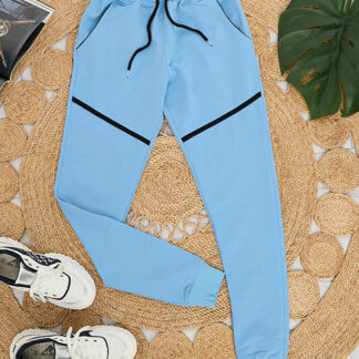 Pantaloni de trening albastri dama - Imbracaminte