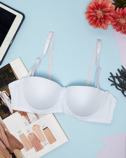 Sutien de damă alb căptușit - Lenjerie intima