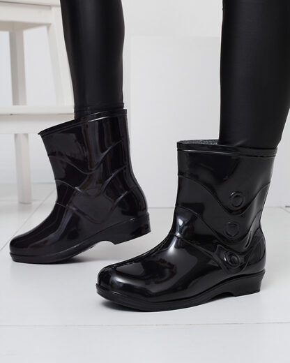 Șosete de damă negre lăcuite Relixa- Footwear
