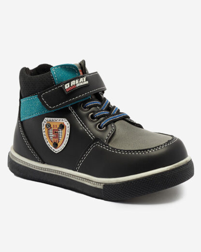 Cizme negre pentru băieți Wiasio- Footwear