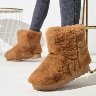 Cizme de zăpadă pentru femei de culoare camel Ottola- Footwear