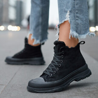 Pantofi sport a'la izolate pentru femei, pantofi sport a'la sneakers în negru Benvilo- Footwear