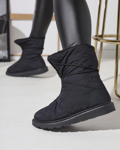 Negru cizme pentru femei a'la cizme de zăpadă Amirfu- Footwear