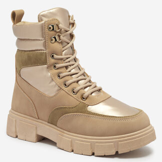 Cizme de vânătoare izolate maro deschis pentru femei Kasemi- Footwear
