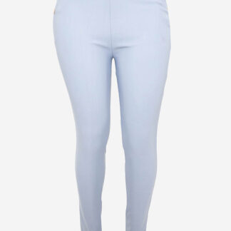 Pantaloni treggings albastru deschis pentru femei PLUS SIZE - Îmbrăcăminte