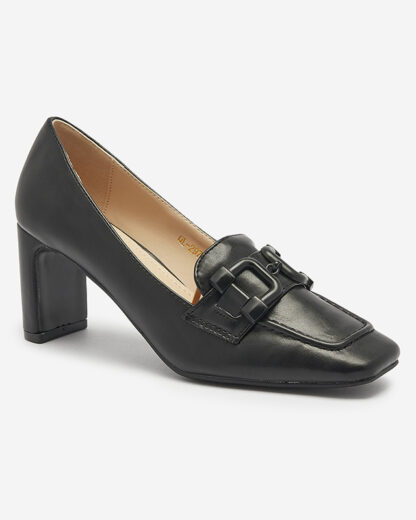 Pantofi de damă tip mocasin, de culoare neagră Mokwell-Footwear