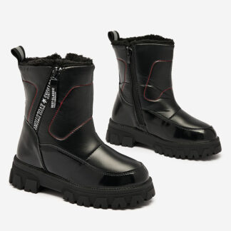 Royalfashion Cizme izolate pentru copii negre Terixis