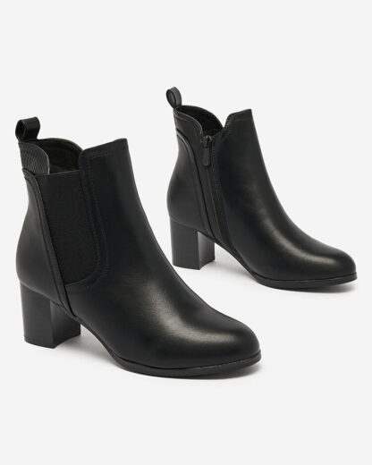 Royalfashion Cizme stiletto joase pentru femei Negru Nejery