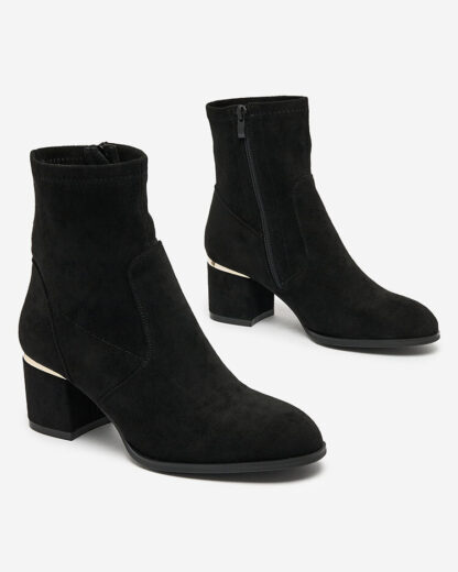 Royalfashion Cizme stiletto joase pentru femei Negre Rejerra