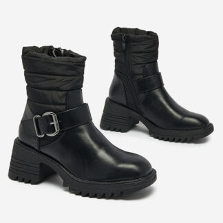 Royalfashion Cizme cu toc Helitta negru pentru femei
