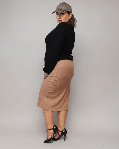 Royalfashion Set casual pentru femei în negru și maro