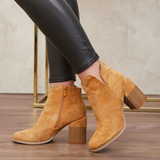 Royalfashion Cizme stiletto Teascir pentru femei Camel