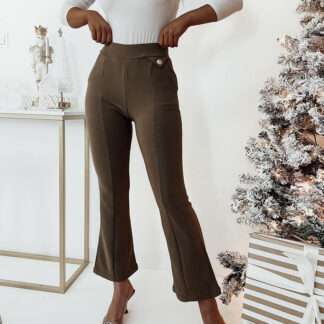 Royalfashion jambiere din piele ecologică a'la bells negru pentru femei a'la bells