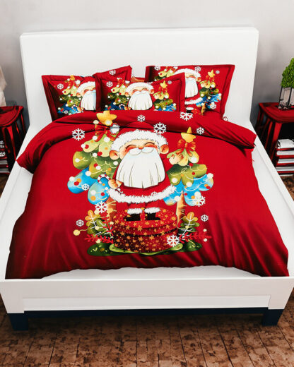 Royalfashion Set de lenjerie de pat cu model 200x220 set de 3-PART