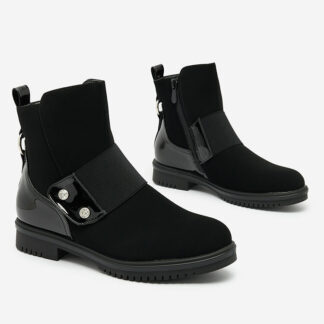 Royalfashion Cizme pentru femei negru mat Setipfa