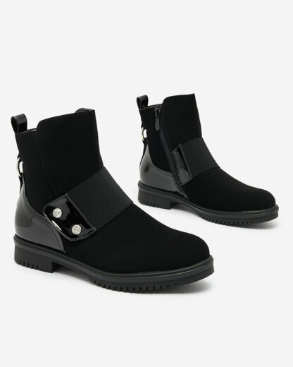 Royalfashion Cizme pentru femei negru mat Setipfa