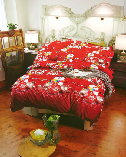 Royalfashion Set de lenjerie de pat de Crăciun 160x200 set 3-PART