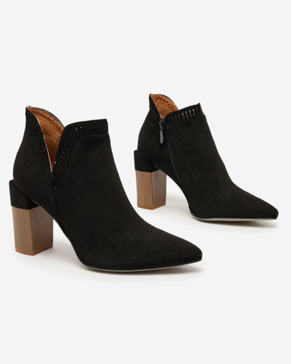Royalfashion Cizme stiletto negre pentru femei Atistay