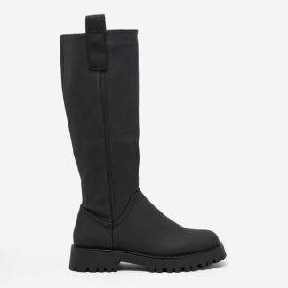 Royalfashion Cizme înalte de damă în negru Denesis