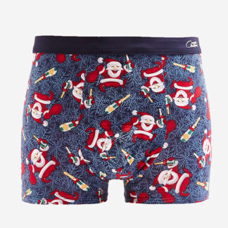 Royalfashion Boxeri de Crăciun pentru bărbați, albastru marin