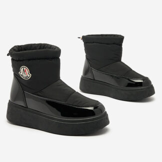 Royalfashion Cizme de zăpadă slip-on pentru femei de culoare neagră Ademra