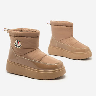 Royalfashion Cizme de zăpadă slip-on pentru femei de culoare maro Ademra