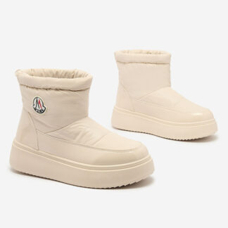Royalfashion Cizme de zăpadă slip-on pentru femei de culoare crem Ademra