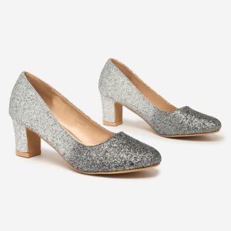 Royalfashion Pantofi stiletto Yapunni Silver pentru femei