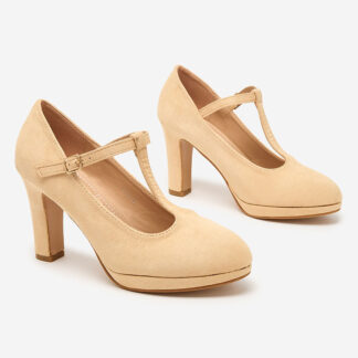 Royalfashion Pantofi de damă Latopesa din eco-suede bej
