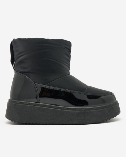 Royalfashion Black Maderta slip-on cizme de zăpadă pentru femei