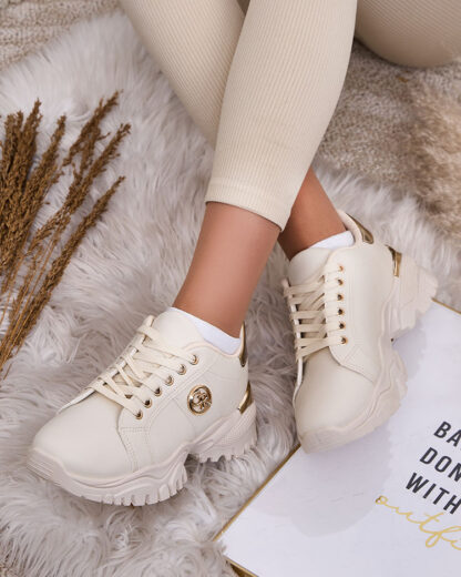 Royalfashion Adidași pentru femei din piele ecologică Acopacia