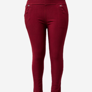 Royalfashion Pantaloni treggings izolați pentru femei PLUS SIZE