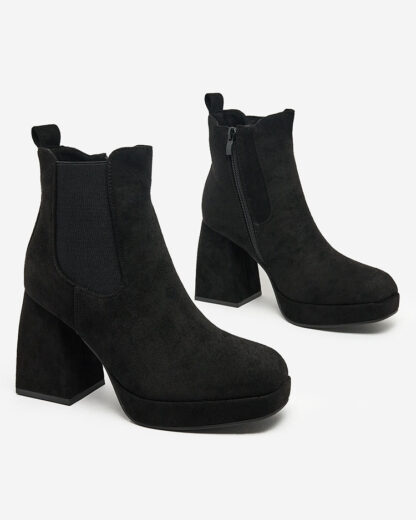 Royalfashion Cizme stiletto Tregianca pentru femei din eco-suede