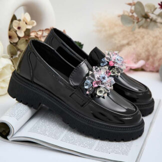 Royalfashion Mocasini de damă cu mărgele colorate Karonia
