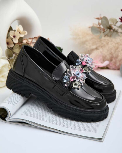 Royalfashion Mocasini de damă cu mărgele colorate Karonia